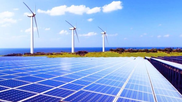 Hybrid Wind Solar Plant