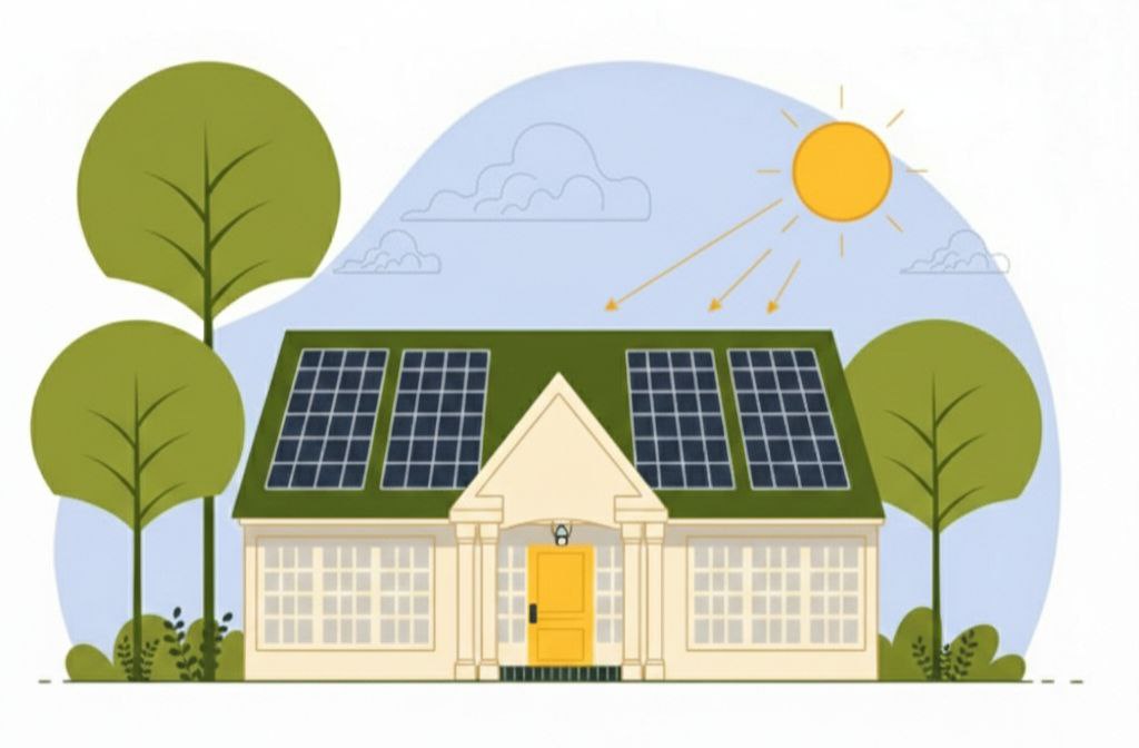 Rooftop Solar Panels animation